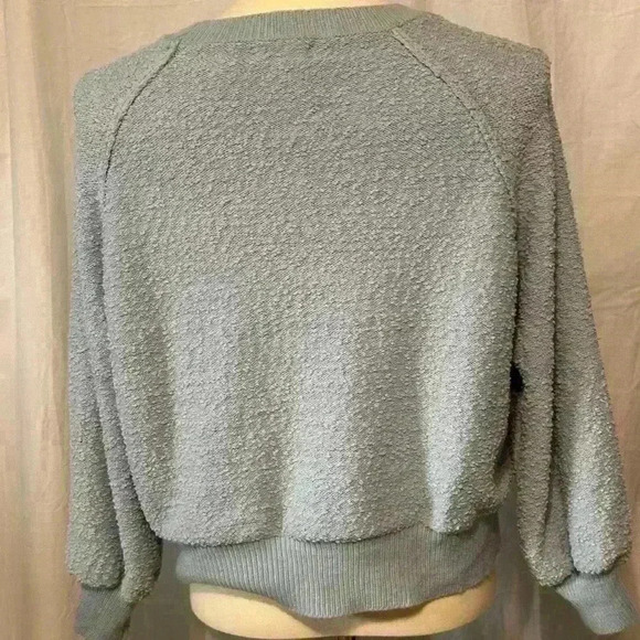 Altar’s State Women’s Light Blue Textured Sweater. Size S/M. 100% polyester. - Picture 4 of 7